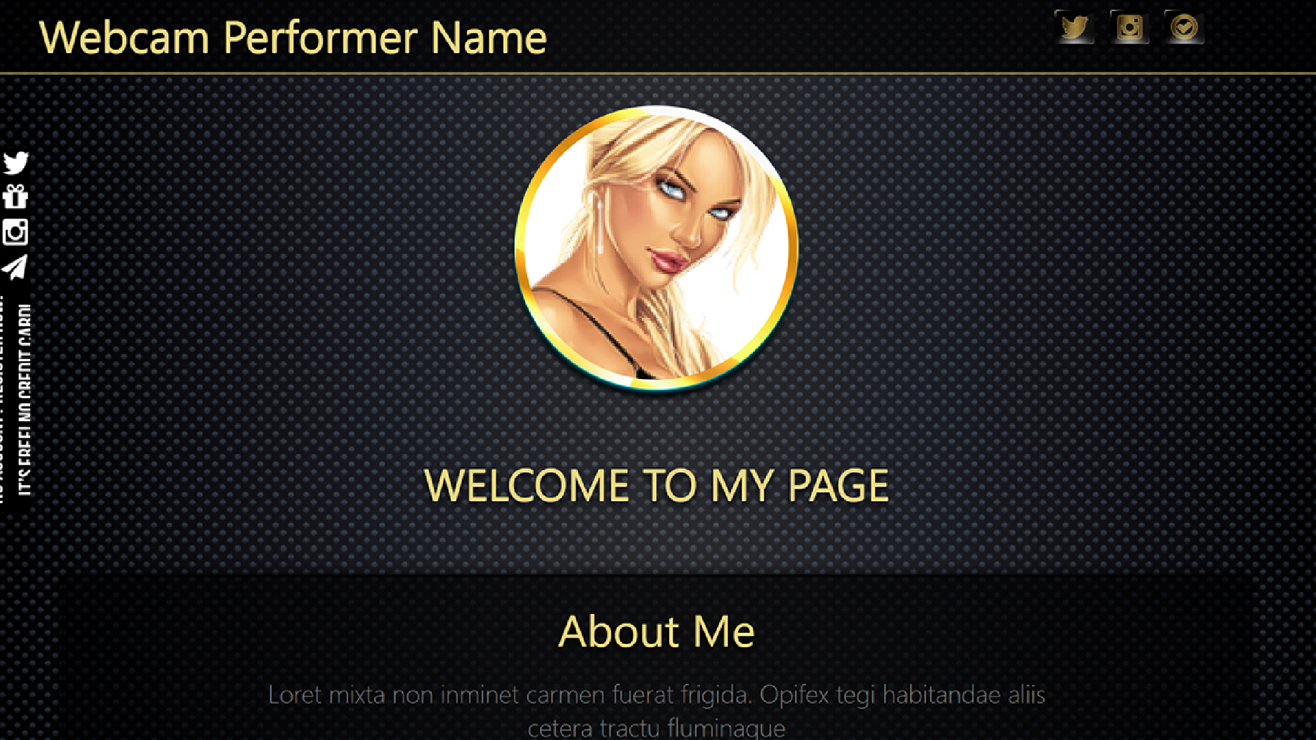 Anastasia Chaturbate Bio design by Camgirl.Cloud